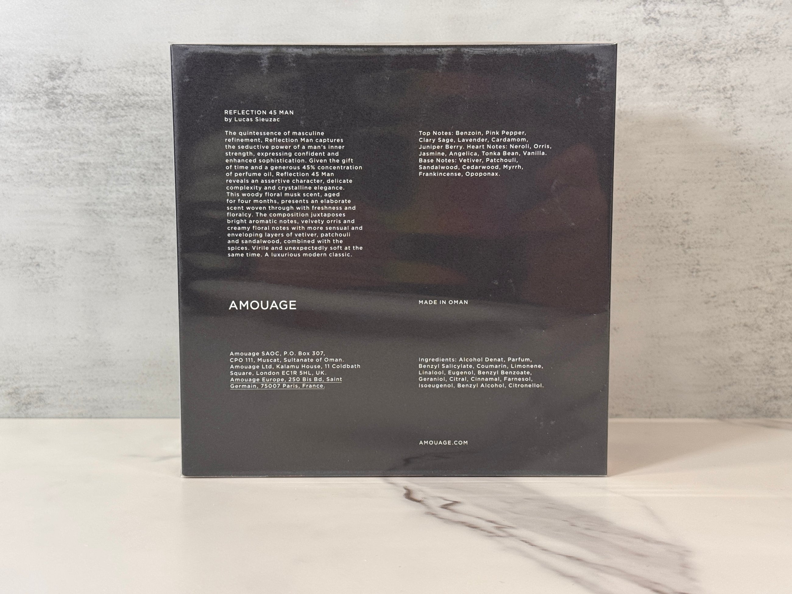Amouage Reflection 45 Man Extrait Batch J08291 Sample